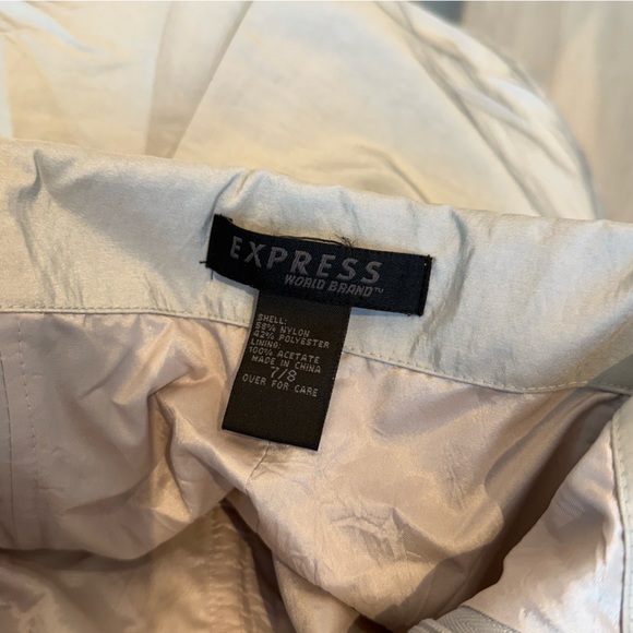 Vintage 90s EXPRESS  BRAND nylon Prom Dress - Picture 8 of 15